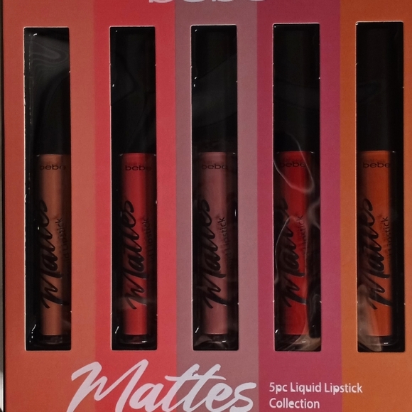 🍓 2/$40 🍓NWT BEBE Metallic / Matte Liquid Lipstick Set - Picture 8 of 9